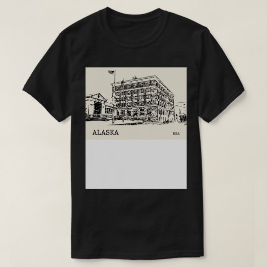 Alaska USA TShirt 8 (Design voorkant)