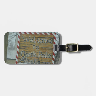 Alaska van de Arctica van het Weer van de sneeuw Bagagelabel