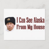 Alaska van mijn huis briefkaart (Voorkant)