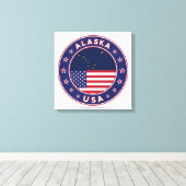 Alaska, Verenigde Staten Canvas Afdruk (Insitu (Houten vloer))