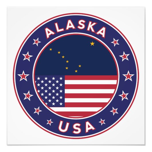Alaska, Verenigde Staten Foto Afdruk (Voorkant)