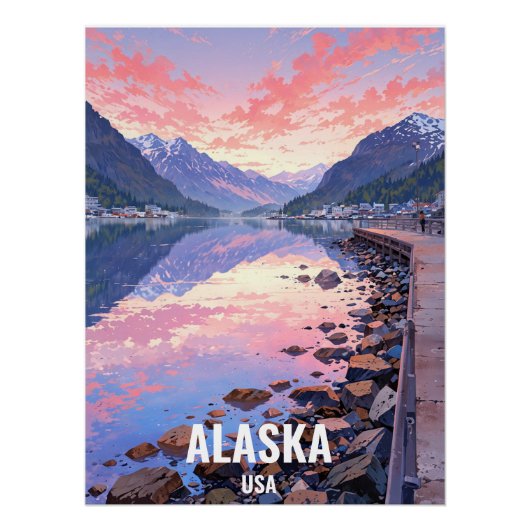 Alaska, Verenigde Staten Perfect Poster (Voorkant)