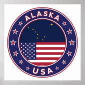 Alaska, Verenigde Staten Poster (Voorkant)