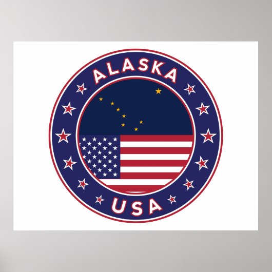 Alaska, Verenigde Staten Poster (Voorkant)