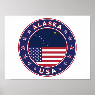 Alaska, Verenigde Staten Poster