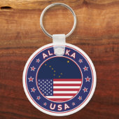 Alaska, Verenigde Staten Sleutelhanger (Voorkant)