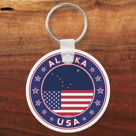 Alaska, Verenigde Staten Sleutelhanger (Voorkant)