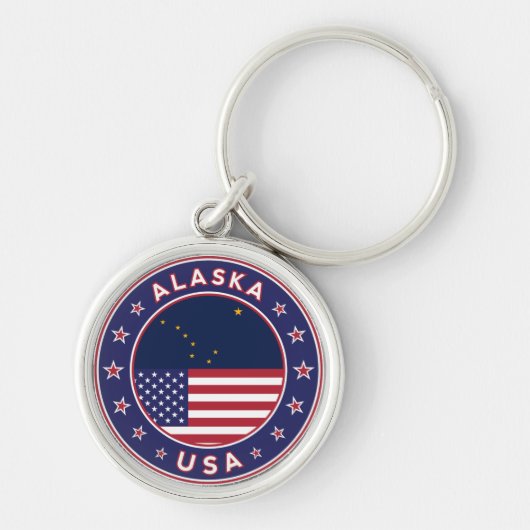 Alaska, Verenigde Staten Sleutelhanger (Voorkant)