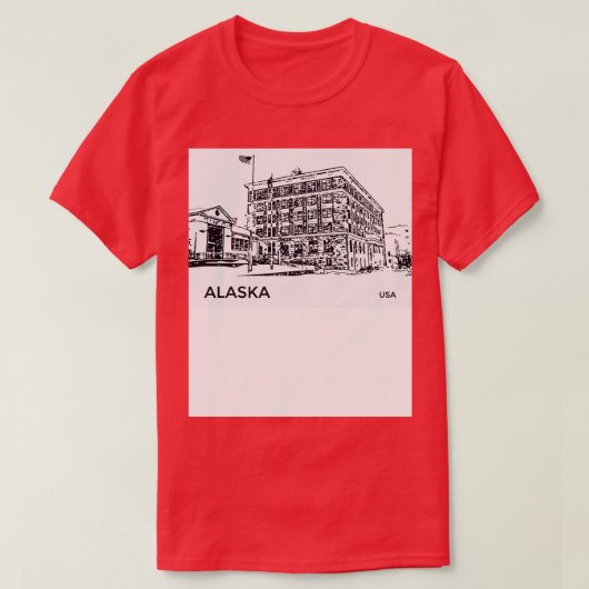 Alaska Verenigde Staten T-shirt (Design voorkant)