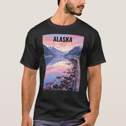 Alaska, Verenigde Staten T-shirt (Voorkant)