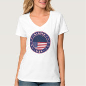 Alaska, Verenigde Staten T-shirt (Voorkant)