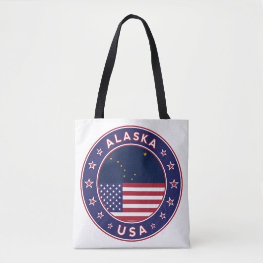 Alaska, Verenigde Staten Tote Bag (Voorkant)