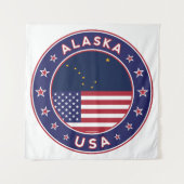Alaska, Verenigde Staten Wandkleed (Voorkant)