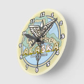 Alaska Verpleegster Caduceus Ronde Klok (Hoek)