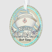 Alaska Verpleegster Ornament (voorkant)