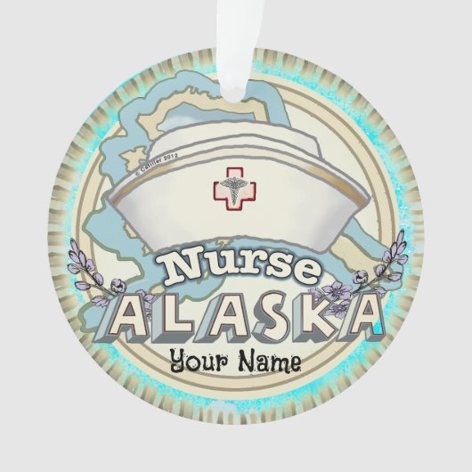 Alaska Verpleegster Ornament (voorkant)