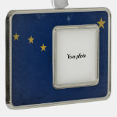 Alaska Verzilverd Omlijst Ornament (Rechts)