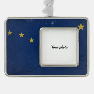 Alaska Verzilverd Omlijst Ornament