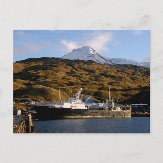 Alaska Victory, Trawler in Dutch Harbour, Alaska Briefkaart (Voorkant)