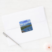 Alaska Vierkante Sticker (Envelop)