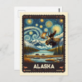Alaska | Vincent van Gogh geïnspireerd Briefkaart (Voorkant / Achterkant)