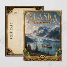 Alaska Vintage Art Deco Gouden Tijdperk
