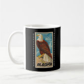 Alaska - Vintage Bald Eagle Koffiemok (Links)