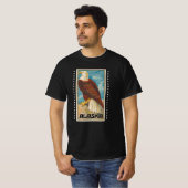Alaska - Vintage Bald Eagle T-shirt (Voorkant volledig)