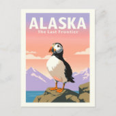 Alaska Vintage Briefkaart (Voorkant)