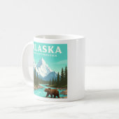 Alaska Vintage Koffiemok (Voorkant links)