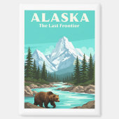 Alaska Vintage Magneet (Voorkant)