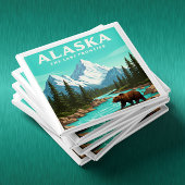 Alaska Vintage Magneet