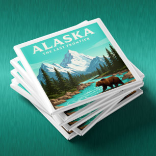 Alaska Vintage Magneet