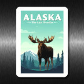 Alaska Vintage Magneet