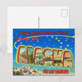 Alaska Vintage Occasion Postcard Briefkaart (Voorkant / Achterkant)