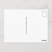 Alaska Vintage Occasion Postcard Briefkaart (Achterkant)