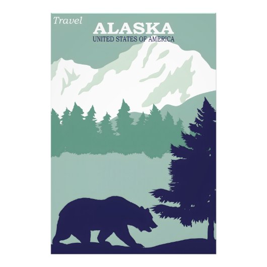 Alaska vintage poster (Voorkant)