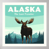 Alaska Vintage Poster (Voorkant)