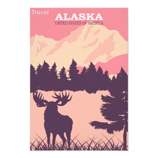 Alaska vintage poster (Voorkant)