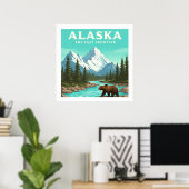 Alaska Vintage Poster (Thuiskantoor)