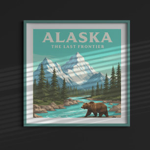 Alaska Vintage Poster