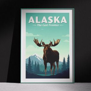 Alaska Vintage Poster
