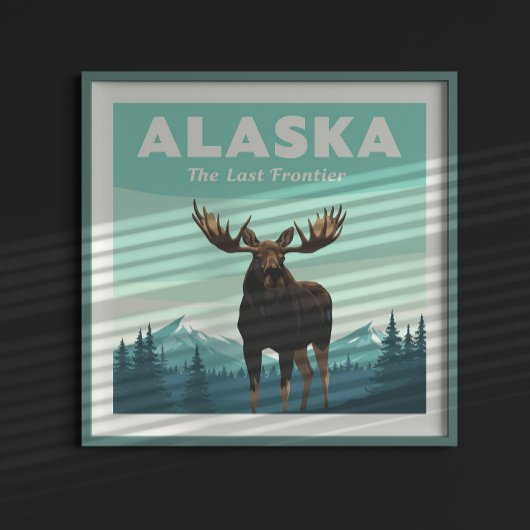 Alaska Vintage Poster