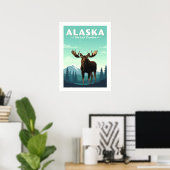 Alaska Vintage Poster (Thuiskantoor)