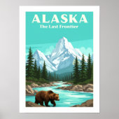 Alaska Vintage Poster (Voorkant)