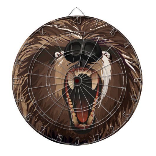 Alaska vintage reisposter dartbord (Voorkant)