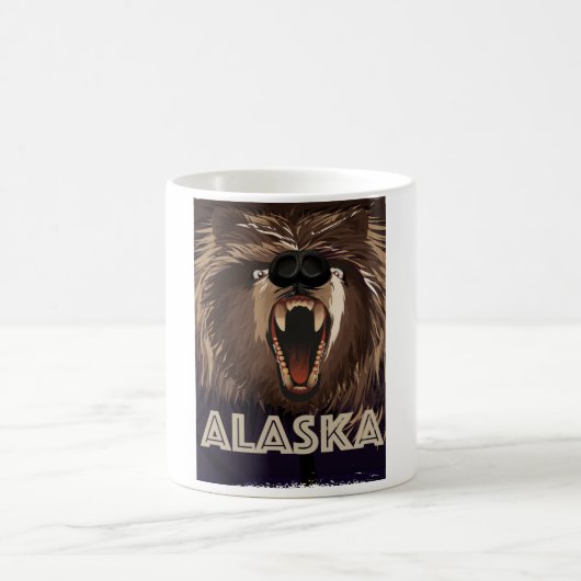 Alaska vintage reisposter koffiemok (Center)