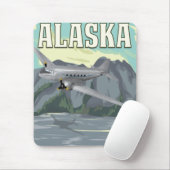 Alaska Vintage Reisposter Muismat (Met muis)