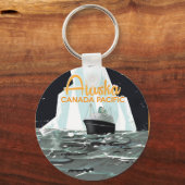 Alaska vintage reisposter sleutelhanger (Voorkant)
