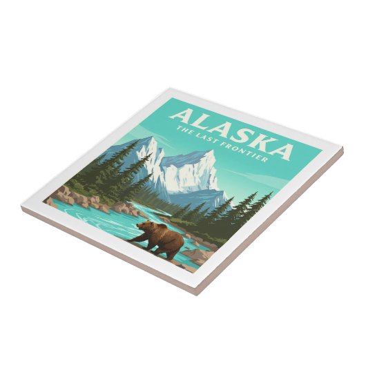 Alaska Vintage Tegeltje (Zijkant)